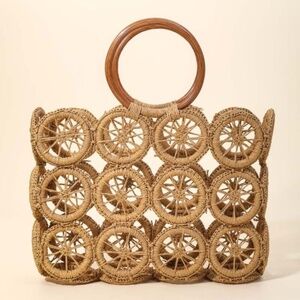 Fame Intricate Braided Wheels Handbag